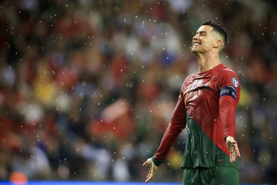 Cristiano Ronaldo, feliz con Portugal.