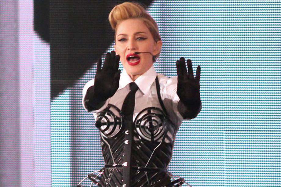 Madonna en un concierto de "MDNA Tour". / Bang Showbiz