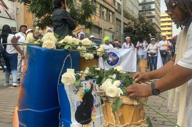 Así vivieron la primera marcha las madres gestoras de paz en Bogotá
