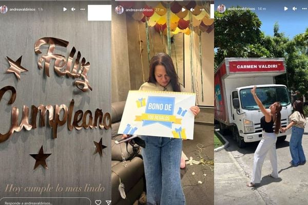 Después de alejarse por unos días de las redes, Andrea Valdiri regresó para celebrar el cumpleaños de su mamá.Instagram