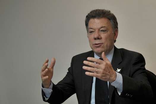 Presidente Santos en la Redaccion /BOGOTA/COLOMBIA/
EL ESPECTADOR/CRISTIAN GARAVITO
