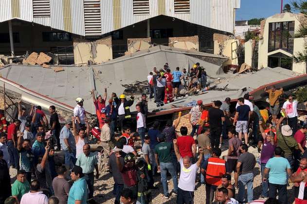 En México, al menos 10 personas murieron tras el desplome del techo de una iglesia 