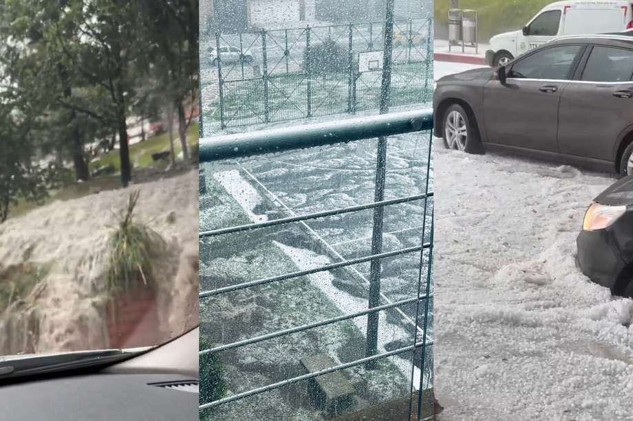 Videos compartidos en redes sociales, evidenciaron las fuertes precipitaciones