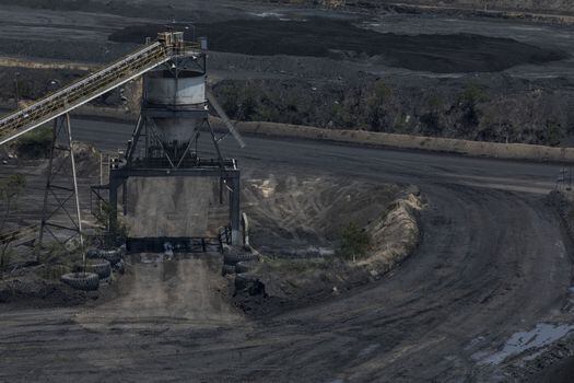 Mina de carbón Cerrejón en Barrancas, La Guajira.