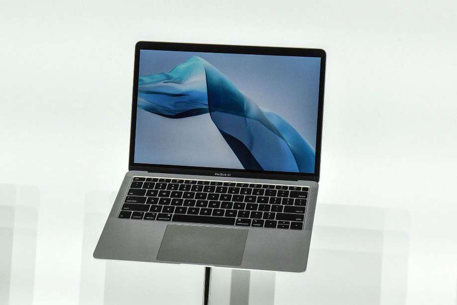 Así lucía el MacBook Air durante su presentación en octubre de 2018.