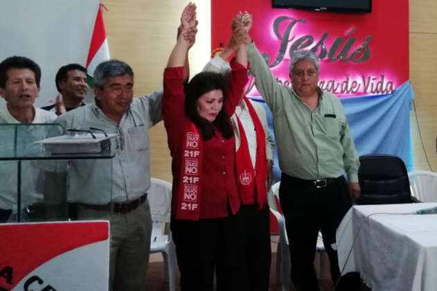 Admiradora de Bolsonaro entra a la carrera electoral en Bolivia