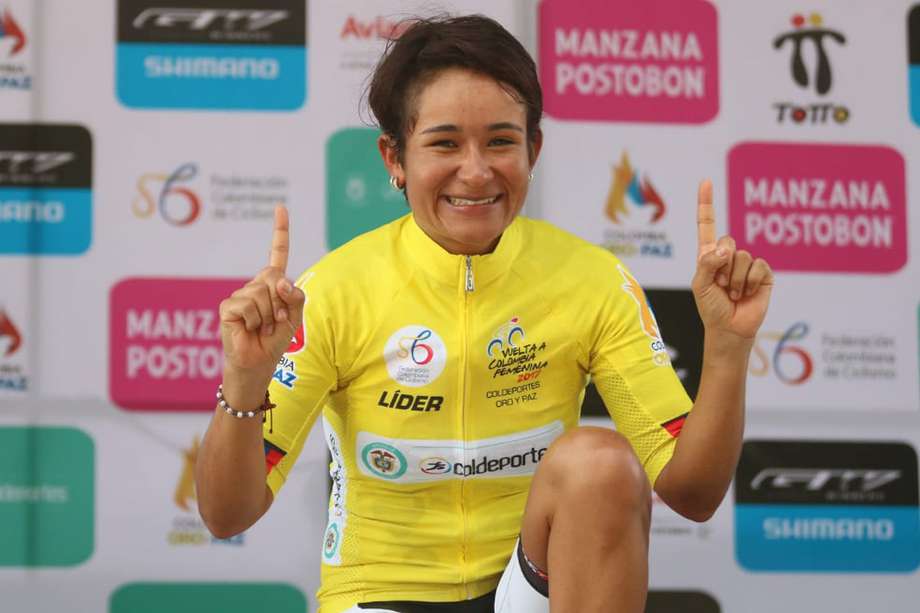 Ana Cristina Sanabria, campeona del Tour Colombia Femenino desde 2014 hasta 2017.