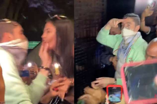 Video: Bad Bunny en Colombia salió de rumba, paseó por Medellín y besó a una fan