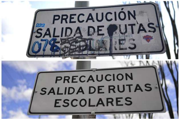 En Bogotá hay más de 16.000 señales de tránsito dañadas