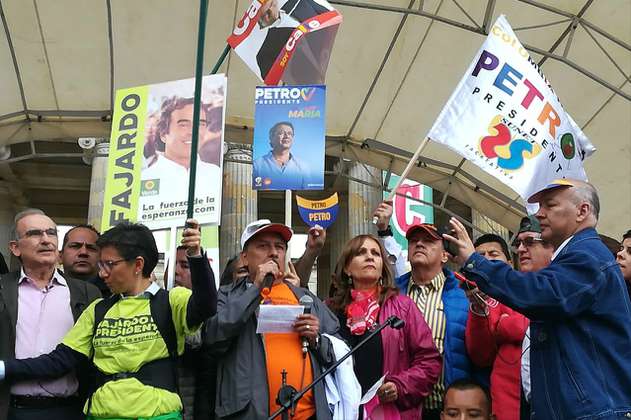 Campañas de Petro, Fajardo y De la Calle compartieron tarima: ¿posibilidad de alianza?