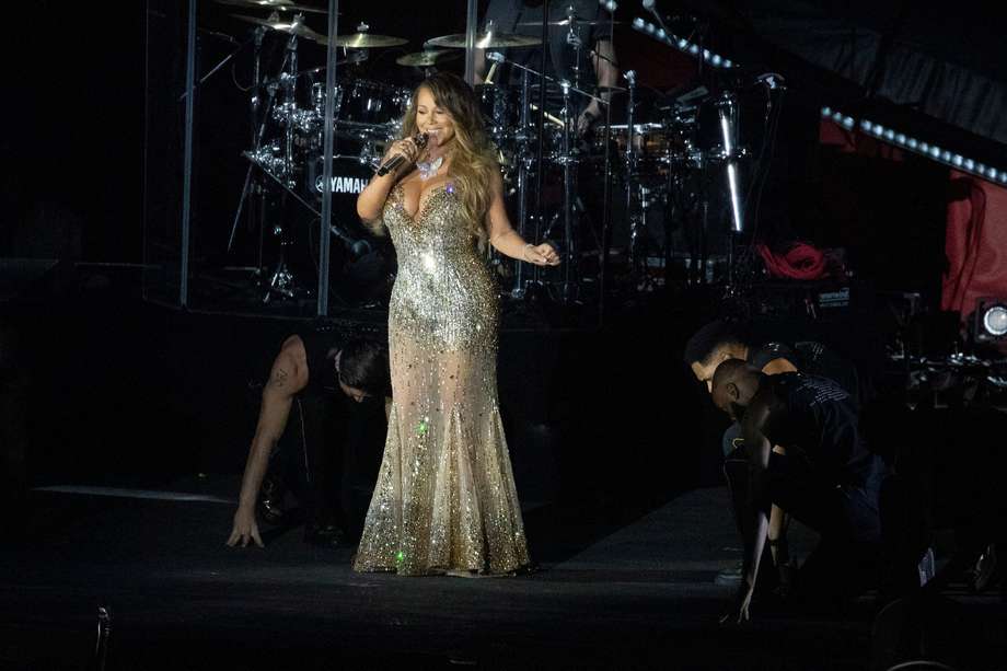 New York (United States), 24/09/2022.- US singer Mariah Carey performs during the Global Citizen Festival in New York, New York, USA, 24 September 2022. (Estados Unidos, Nueva York) EFE/EPA/SARAH YENESEL
