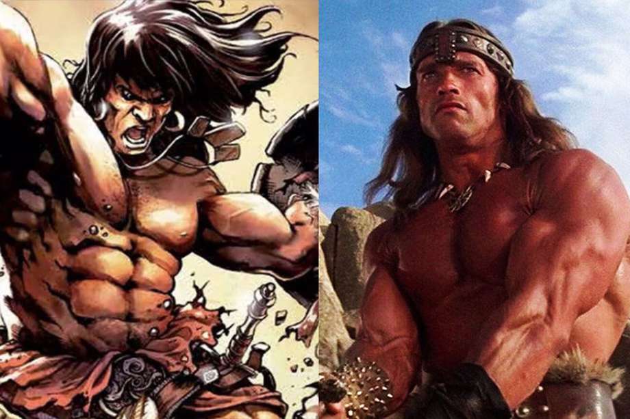 Conan el Bárbaro fue interpretado por primera vez en cine por Arnold Schwrzenegger en 1982.