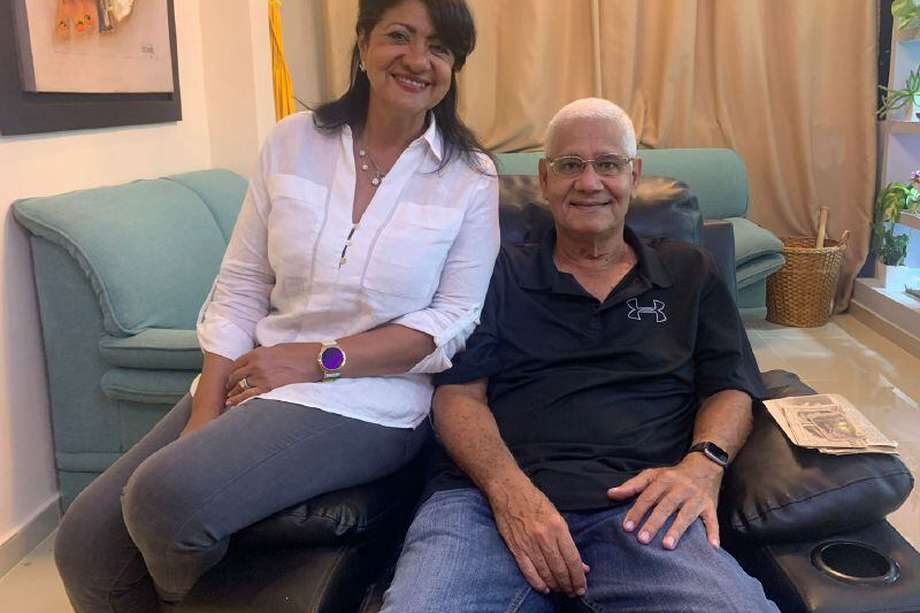 Érika Crissón y Luis Sierra, la pareja de esposos de la familia bésibolera que lleva décadas en el deporte de Barranquilla.