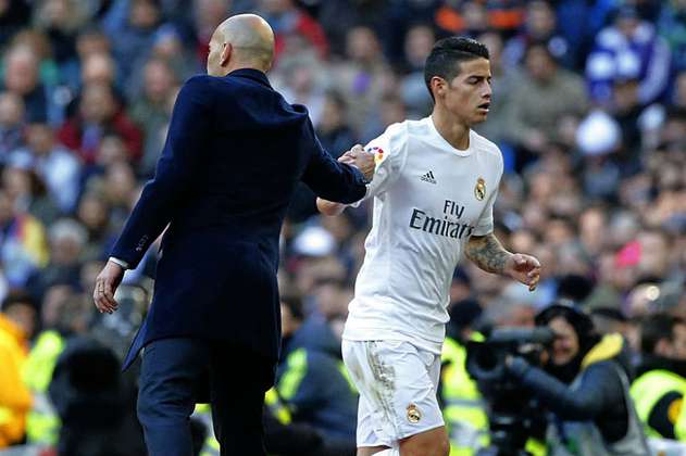 "No tengo nada en contra de James": Zidane