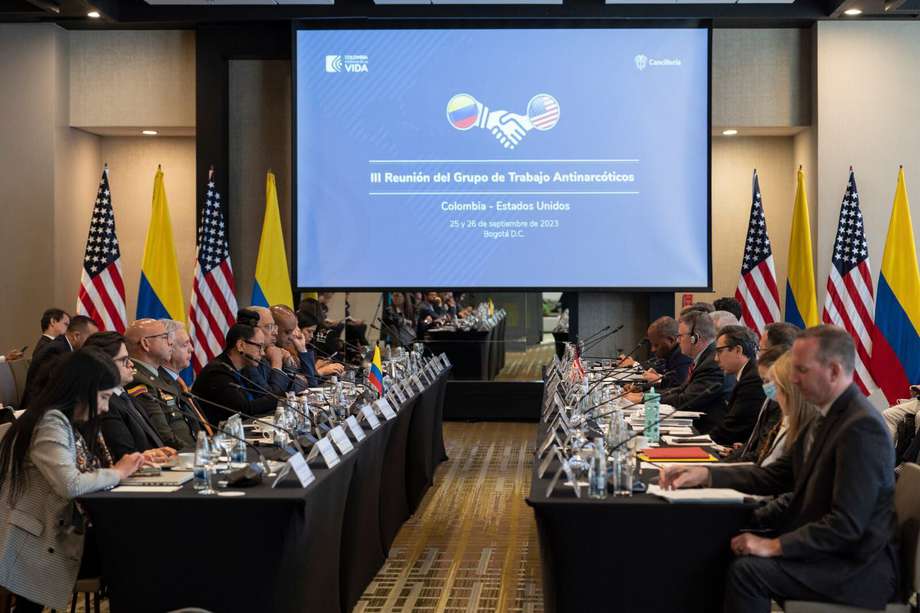 Colombia y Estados Unidos acordaron una ruta de trabajo para incrementar los esfuerzos de la Política Nacional de Drogas 2023-2033.