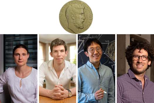 Maryna Viazovska, James Maynard, Hugo Duminil-Copin y June Huh son los ganadores del Nobel de Matemáticas.