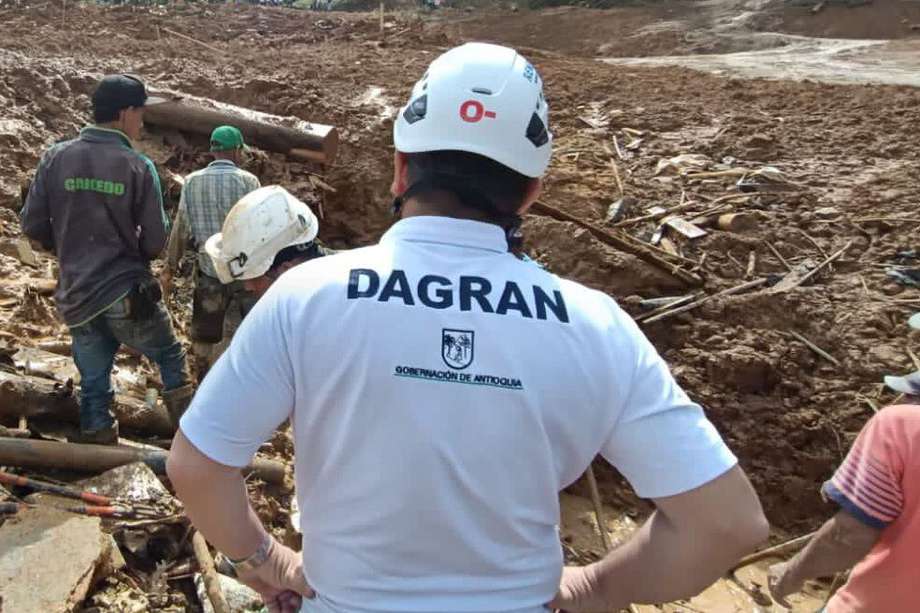 Treinta personas han muerto en Antioquia por emergencias ocasionadas por las lluvias: Dagran.