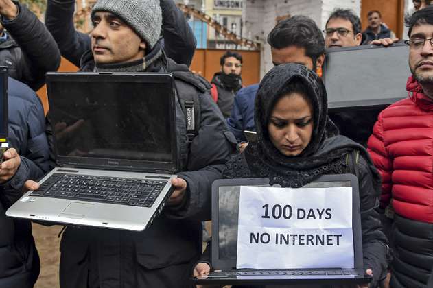India, campeón de los cortes de internet en nombre de la seguridad