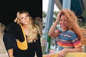¿Clara Chía, novia de Piqué, fue captada revisando fotos de Shakira?