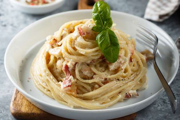 Pasta carbonara: la auténtica receta italiana para tu almuerzo