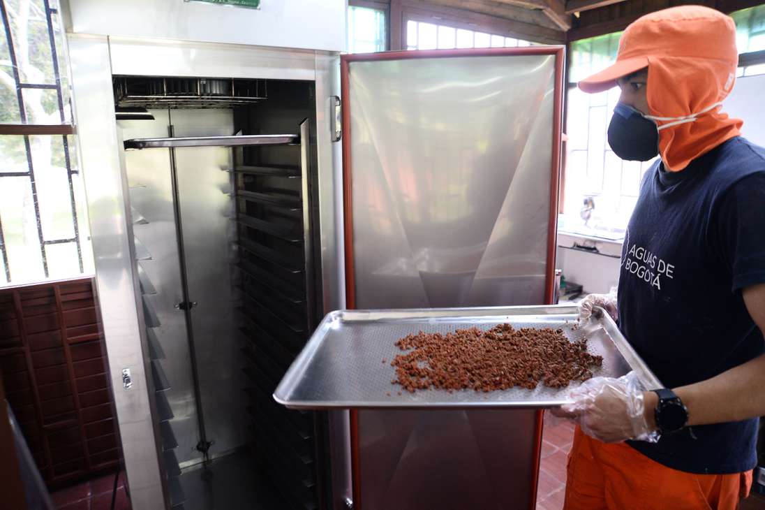 En el parque se cuenta con los equipos necesarios para procesar la carne del cangrejo rojo.