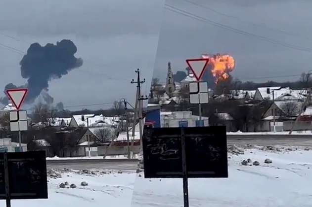 Se estrelló avión de transporte militar ruso con prisioneros de guerra ucranianos 