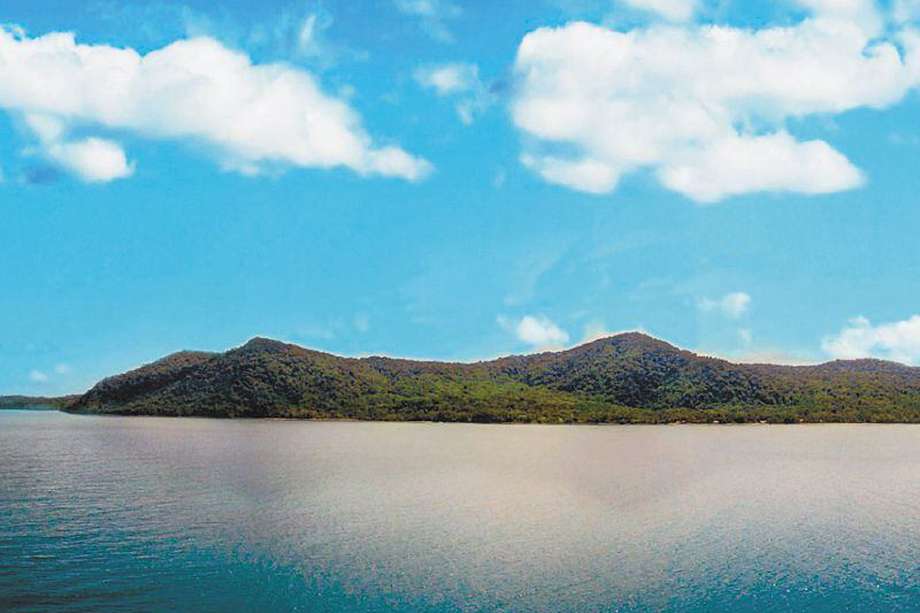 Imagen de  la Isla Gorgona, ubicada a 28 kilómetro de la costa del Pacífico colombiano. / Cortesía