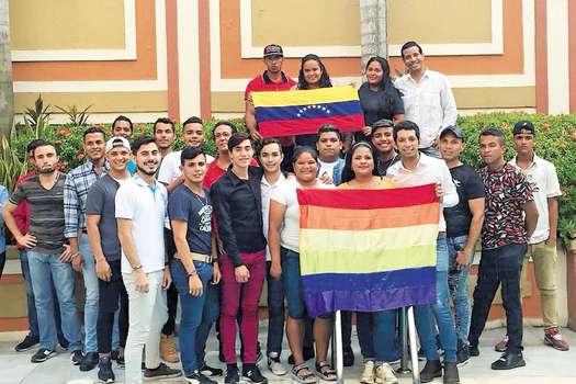 36 líderes LGBT venezolanos se reunieron en Barranquilla con el apoyo de Caribe Afirmativo y la Friedrich Ebert Stiftung.  / Archivo Particular