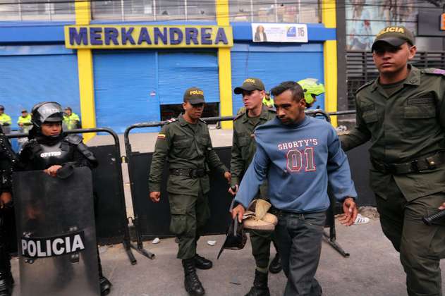 Ya son 33 los detenidos en Bogotá por saqueos a supermercados