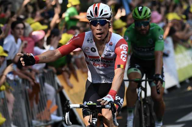 Caleb Ewan ganó la etapa 11 del Tour que tuvo una caída de Quintana sin consecuencias
