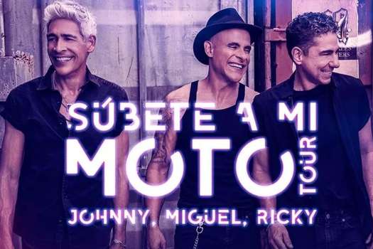Johnny, Miguel y Ricky son los protagonistas del “Concierto de Menudo-Súbete a mi moto Tour”.