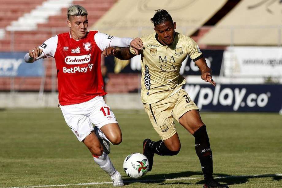 En su segunda etapa con los capitalinos, el santandereano solo disputó dos partidos y anotó un gol.