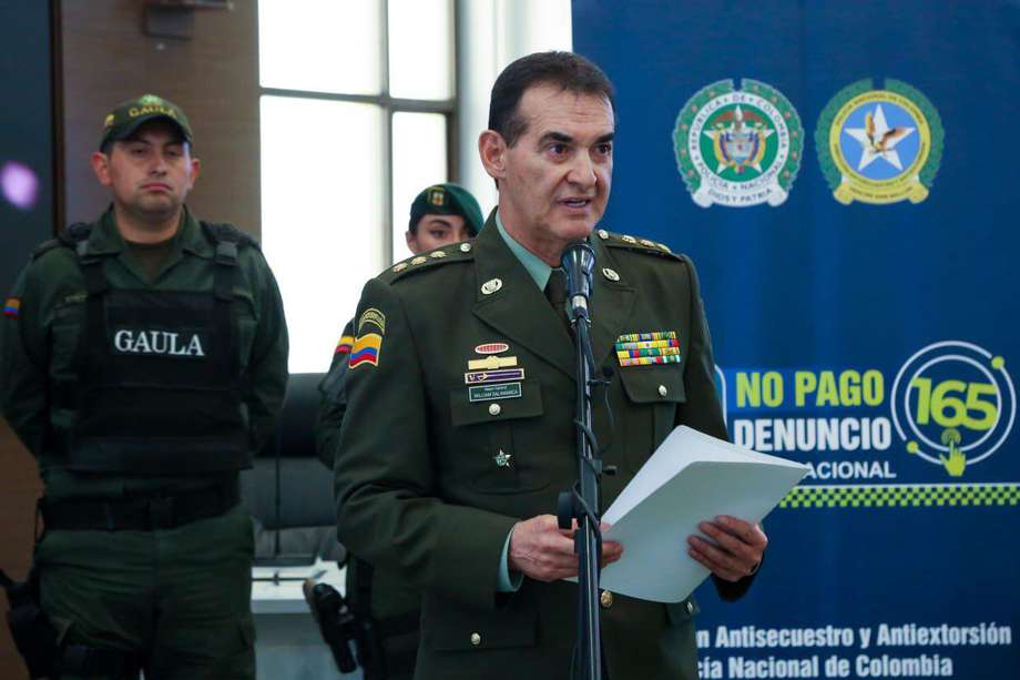 El general Willian Salamanca, director de la Policía, se refirió a las interceptaciones ilegales a las comunicaciones de las dos exempleadas de la exjefa de gabinete del Gobierno de Gustavo Petro, Laura Sarabia.