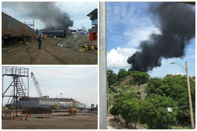 Acumulación de gases en barcazas pudo causar explosiones en Cartagena