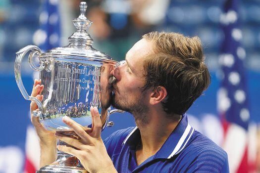 Daniil Medvédev viene de ganar el US Open y de ser subcampeón en el Abierto de Australia. En marzo perdió el primer lugar en el escalafón de la ATP. / AP