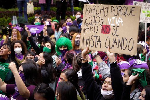 Para este viernes se esperan grandes manifestaciones feministas en rechazo a la violencia contra la mujer en Colombia y sobre todo durante este Paro Nacional.