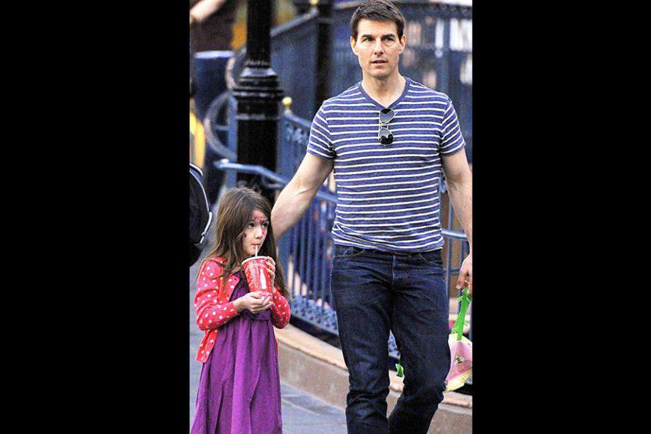Tom Cruise y su hija Suri. / Bang Showbiz