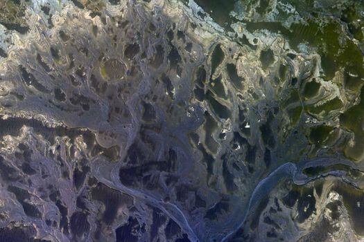 En la parte inferior, la delta cercana al cráter Everswalde. / ESA