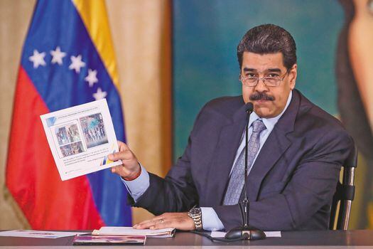 El presidente venezolano Nicolás Maduro ha arreciado su discurso contra el presidente Iván Duque.   / EFE