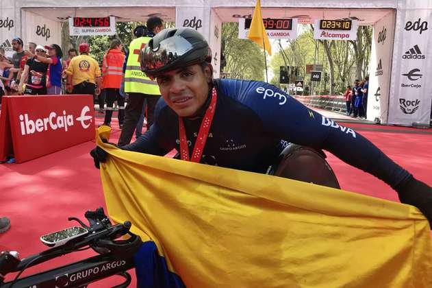 Francisco Sanclemente ganó por segundo año consecutivo el Maratón de Madrid