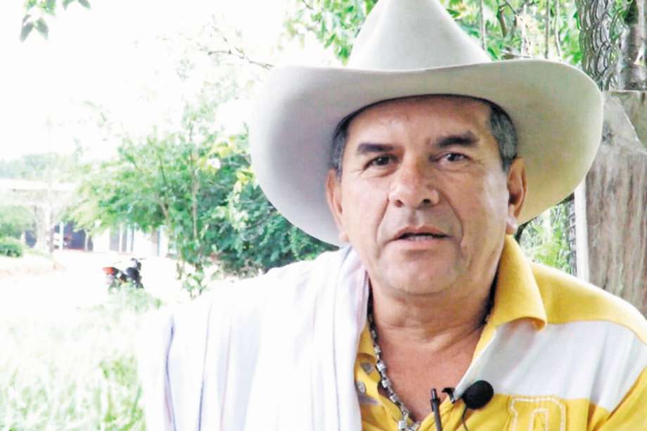 Erly Monroy, líder campesino asesinado el pasado viernes en San Vicente del Caguán. / Fundación por la Defensa de los Derechos Humanos y el DIH del Oriente y Centro de Colombia (DHOC)