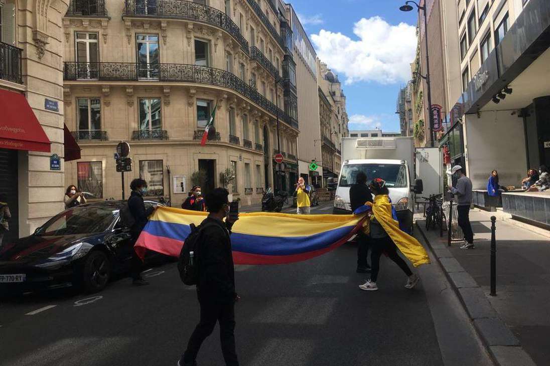 Colombianos en Francia