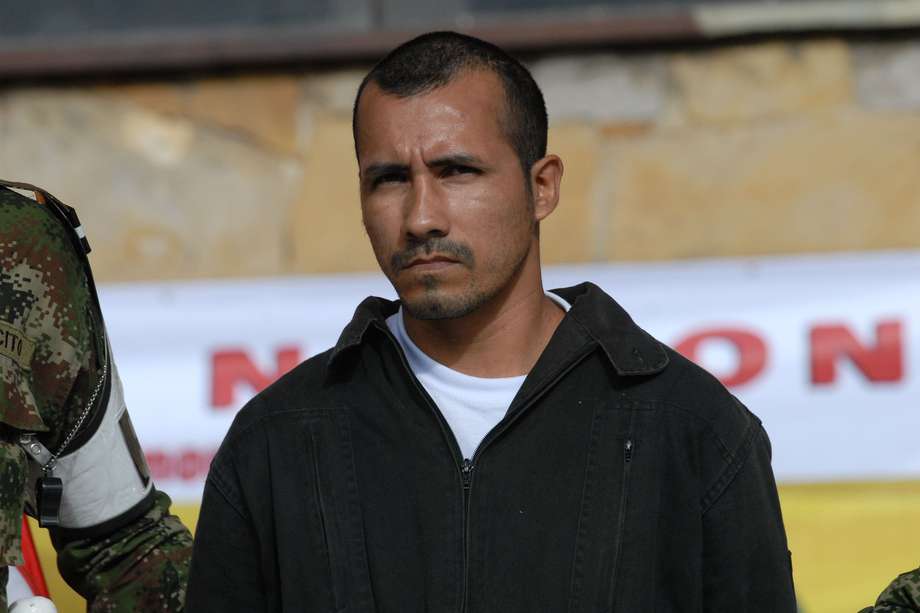 Alexander Farfán Suárez, conocido como Gafas o el carcelero de las antigua FARC, y quien fue capturado en la Operación Jaque.