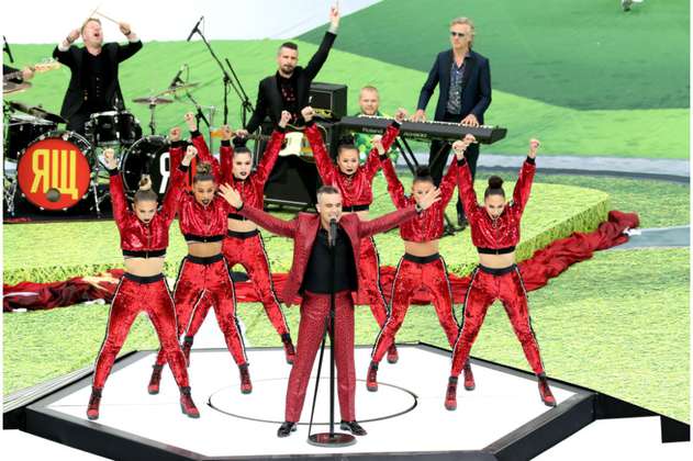 Robbie Williams y la austera fiesta inaugural del Mundial