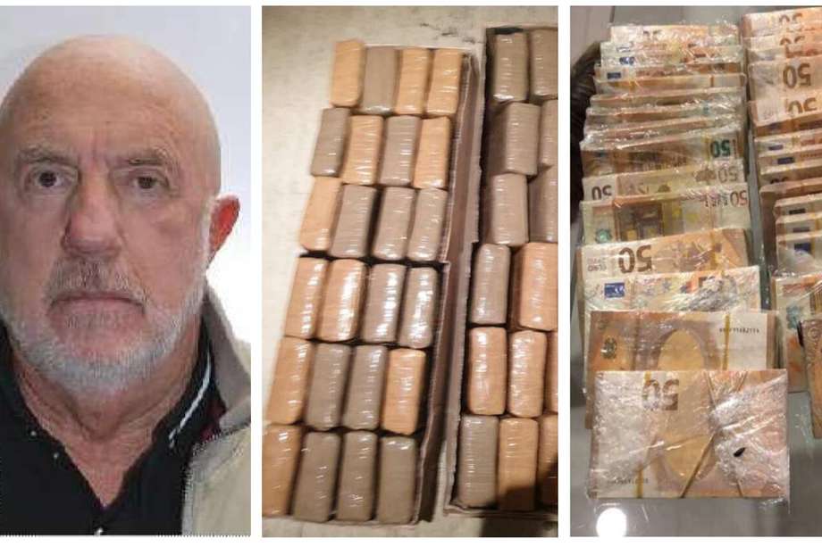 Florentino Fernández García, alias Don Carlos o El Viejo. Fue hallado con esa más de 40 paquetes de cocaína y casi 170.000 euros.