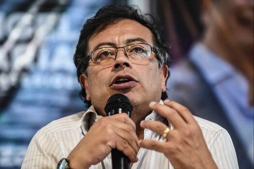 Gustavo Petro, líder del movimiento Colombia Humana.  / AFP