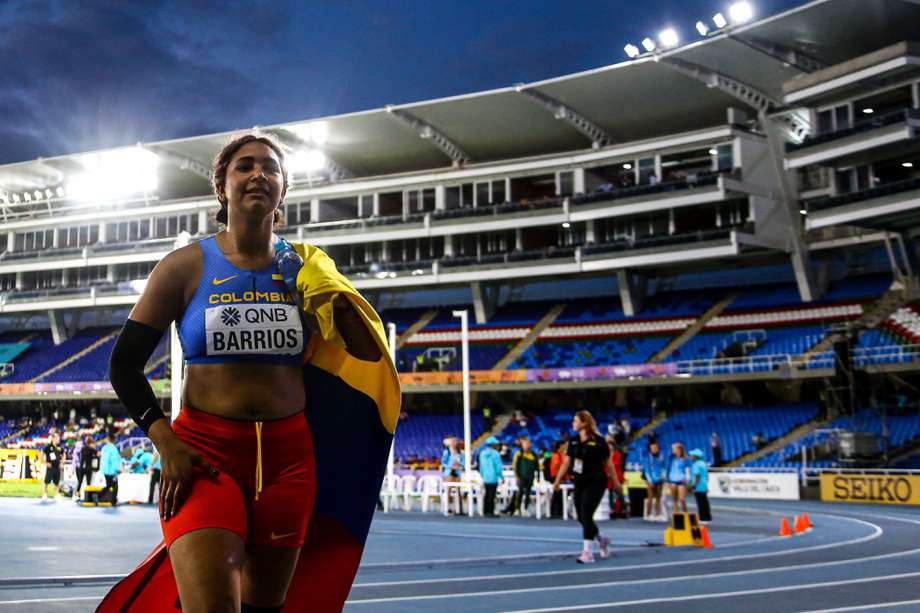 Valentina Barrios pasó por varias modalidades del atletismo antes de consolidarse como figura en el lanzamiento de jabalina. / Worldathletics