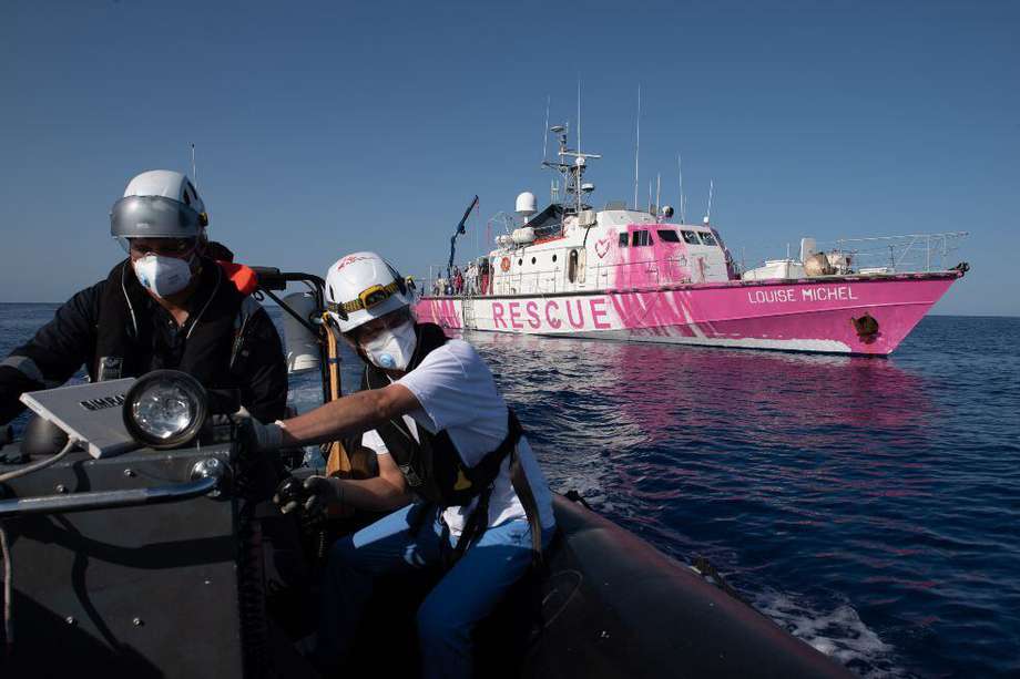 El barco rescatista Louis Michel salió hace unos días y ya ha rescatado más de 80 migrantes en el Midetrráneo.