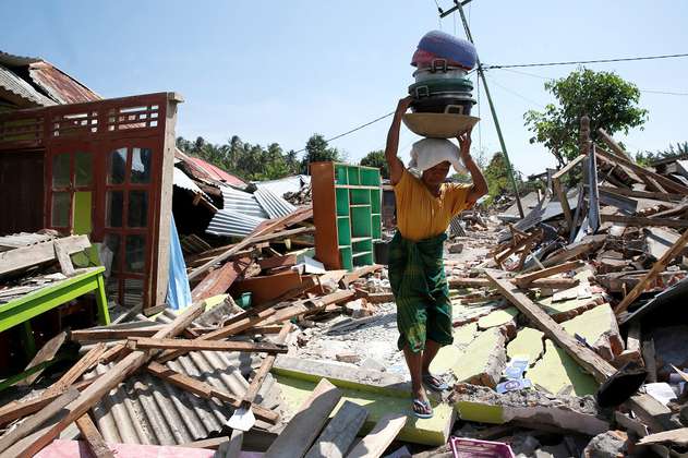 Dos nuevos terremotos, de 6.3 y 6.9 grados de magnitud, sacuden a Indonesia