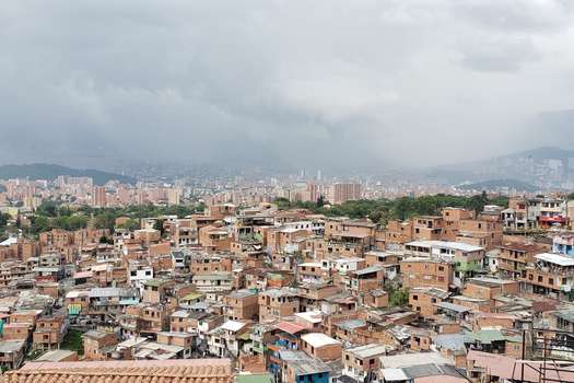 Parte alta del barrio Las Independencias, en la Comuna 13 de Medellín